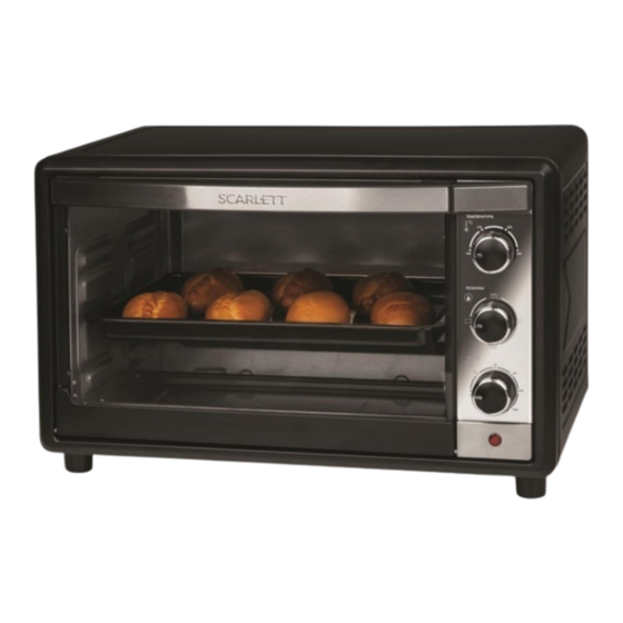 User Manuals: Scarlett SC-EO93O18 Electric Oven