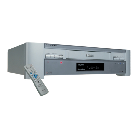 Philips VR870L/02 Specifications