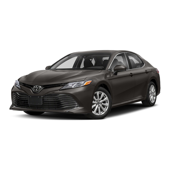 Toyota Camry 2018 Manuals