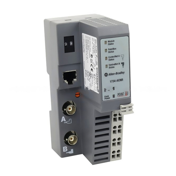 Allen-Bradley POINT I/O ControlNet 1734-ACNR User Manual