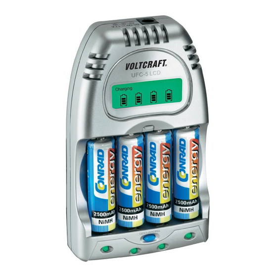 VOLTCRAFT UFC-5 LCD Series Operating Instructions Manual