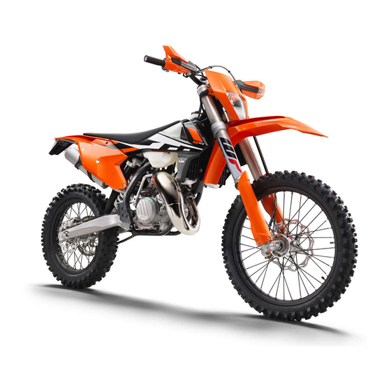 User Manuals: KTM 125 XC-W EU 2017 Off-road motorcycle