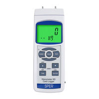 Sper scientific 850099 Instruction Manual