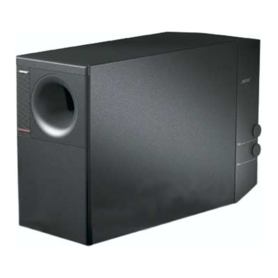 Bose Lifestyle 40 Owner's Manual