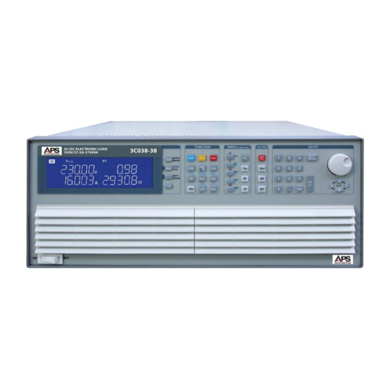 APS 3C Series Operation Manual