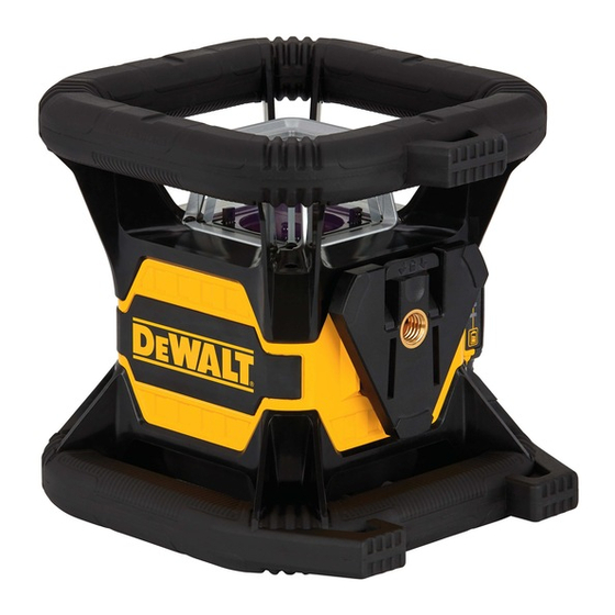 DeWalt DCE080RS Leveling Rotary Laser Manuals