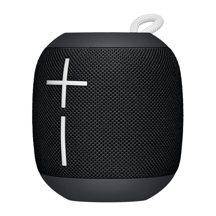 Ultimate Ears Wonderboom Quick Start Manual