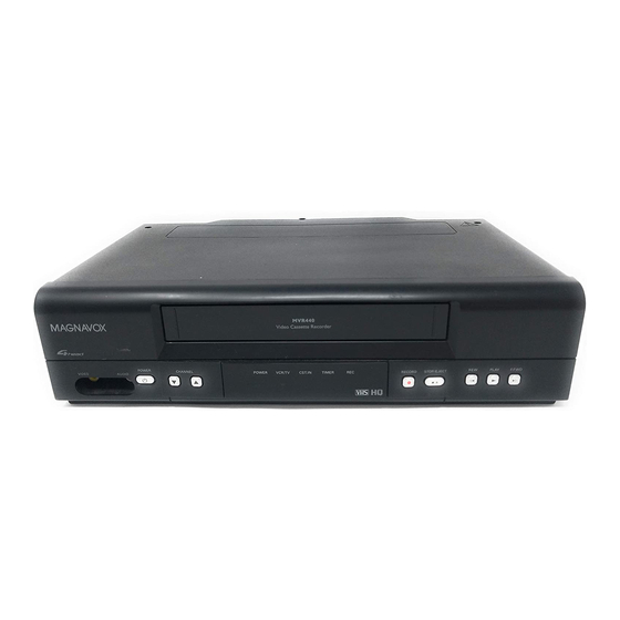 Magnavox MVR440MG/17 Quick Use Manual