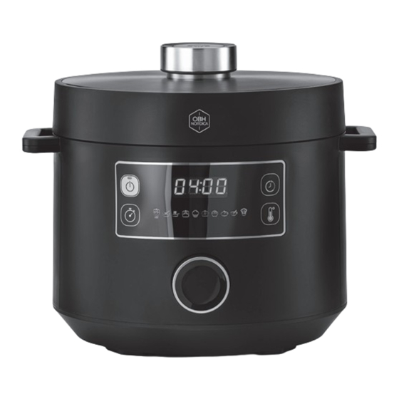 OBH Nordica TURBO CUISINE Instructions For Use Manual