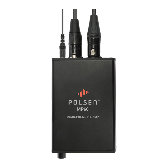 Polsen MP60 Product Manual