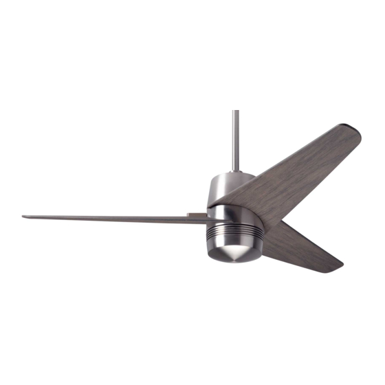 The Modern Fan Company Velo DC Installation Instructions And Owner's Manual