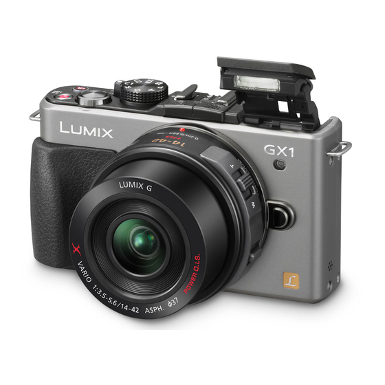 Panasonic Lumix DMC-GX1KPP Service Manual