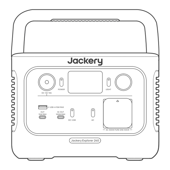 Jackery Explorer 240 User Manual