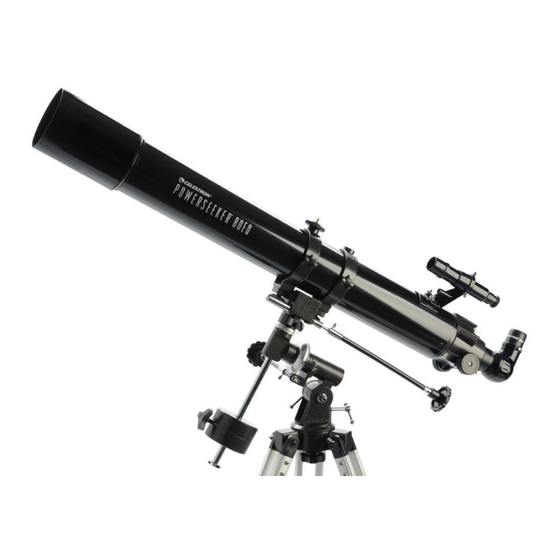 Celestron POWERSEEKER 80EQ Quick Setup Manual