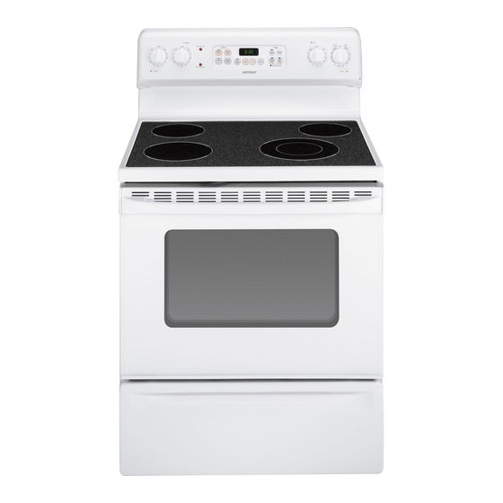 Hotpoint RB790DRWW Dimension Manual
