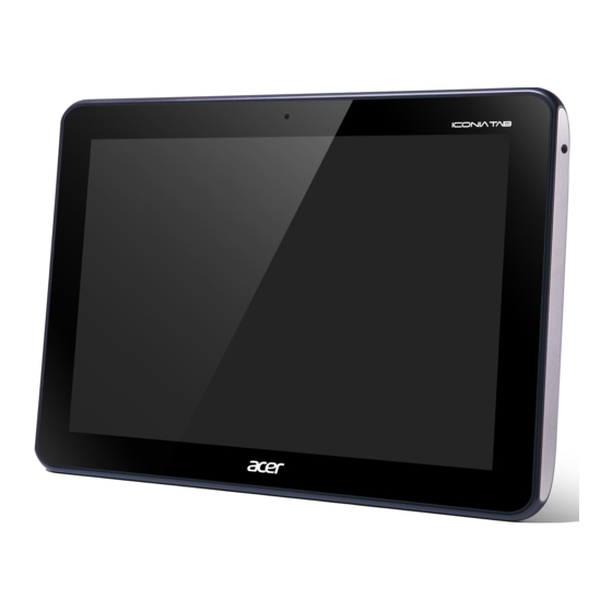 Acer ICONIA TAB A200 Manuals