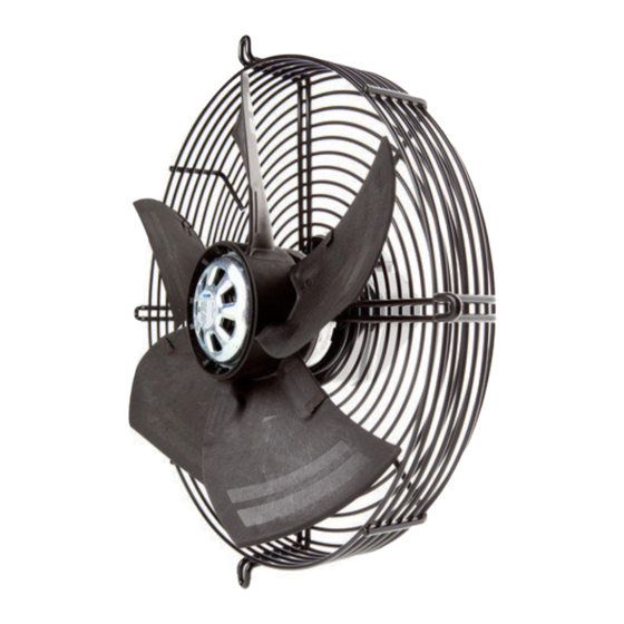 User Manuals: ebm-papst S4D300-AS34-37 AC Axial Fan