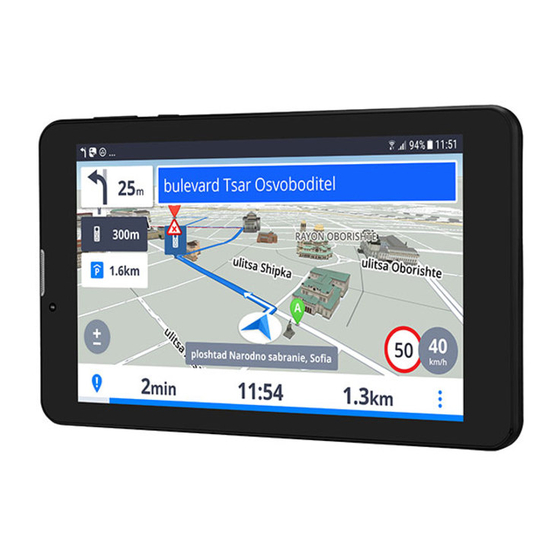 Prestigio Geovision Tour 3 Sygic User Manual