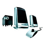Philips MMS171 - MMS 171 2.1-CH PC Multimedia Speaker Sys User Manual