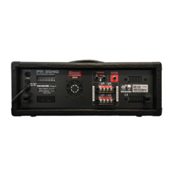 Echo Chang PA 2040 User Manual