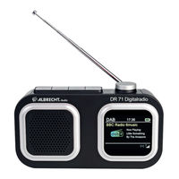 Albrecht Audio DR 71 Manual