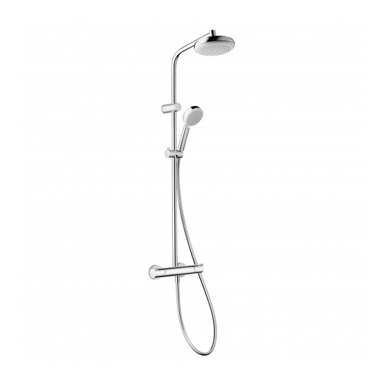 Hans Grohe MyClub 180 Showerpipe EcoSmart Instructions For Use/Assembly Instructions