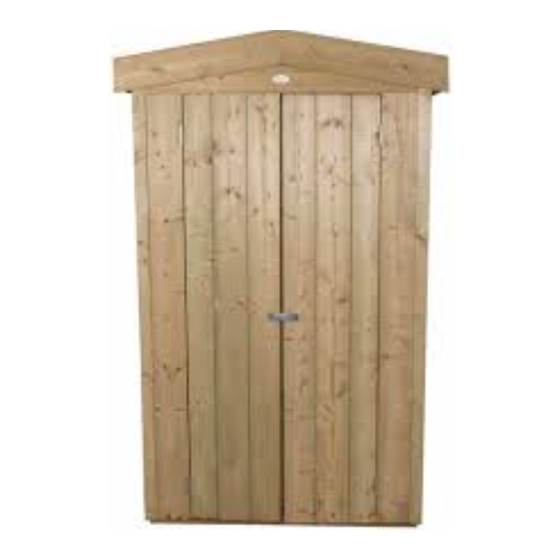 Forest garden 3' x 5' Value Shed Quick Start Manual