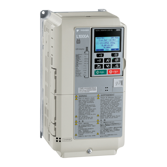 YASKAWA L1000A CIMR-LC F Series Technical Manual Addendum