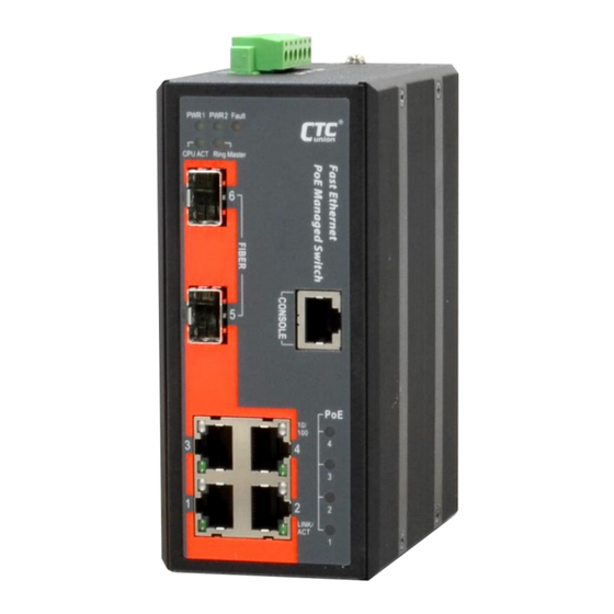 CTC Union IFS-402SM-4PH24 Quick Installation Manual