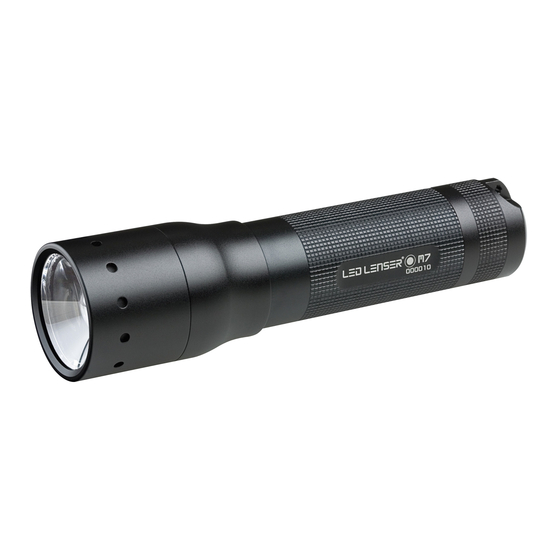 Led Lenser M7 Instruction Card