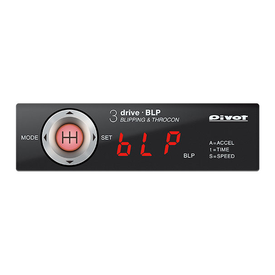 Pivot 3 drive BLP User Manual