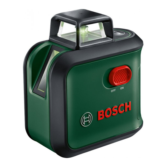 Bosch AdvancedLevel 360 Manuals