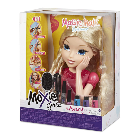 MGA Entertainment Moxie Girlz Magic Hair Bendy Braids Manual