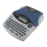 Brother PT 1900 - P-Touch Electronic Labeling System User Manual