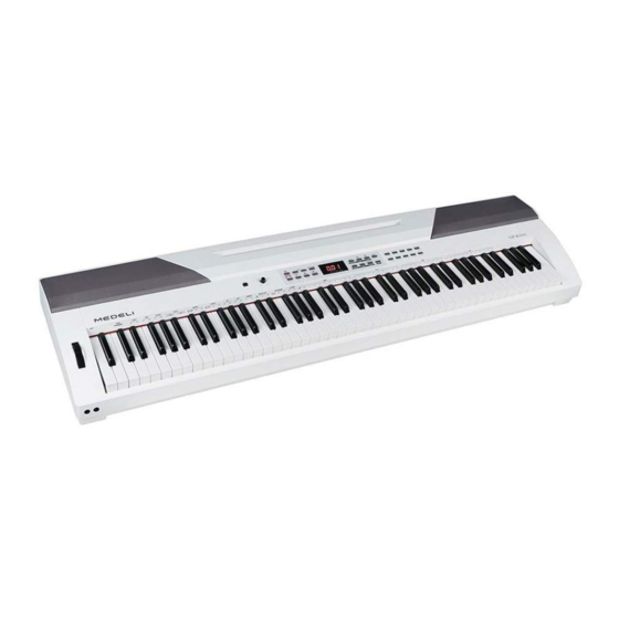 User Manuals: Medeli SP4000/WH Digital Stage Piano