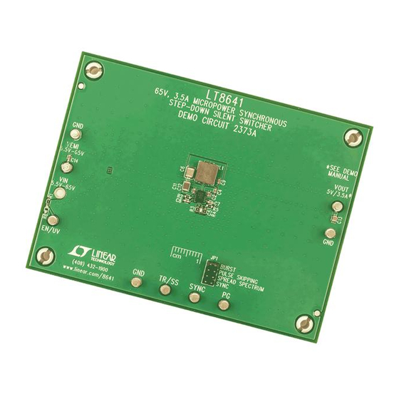 Linear Technology 2373A Demo Manual