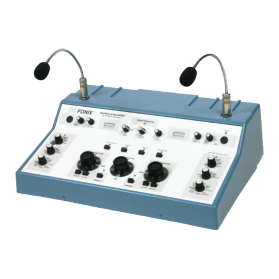 Frye FONIX Hearing Evaluator FA-10 Operator's Manual