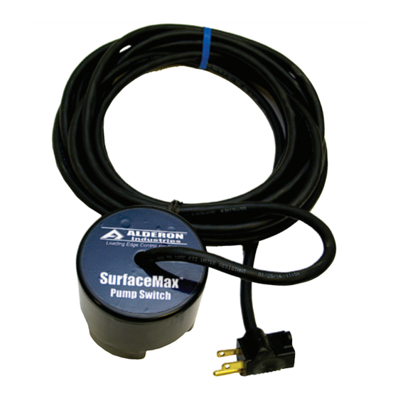Alderon Industries SurfaceMax 8076 Operation, Maintenance And Installation Manual