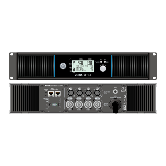 Unika UD Series Manual
