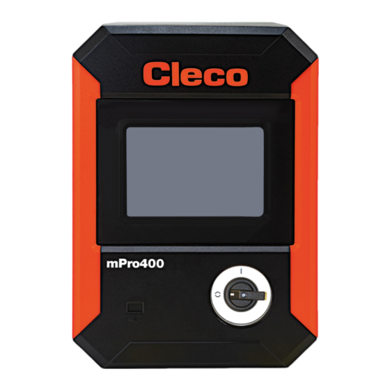Apex Tool Group Cleco mPro400GCD-SH-STO Manuals