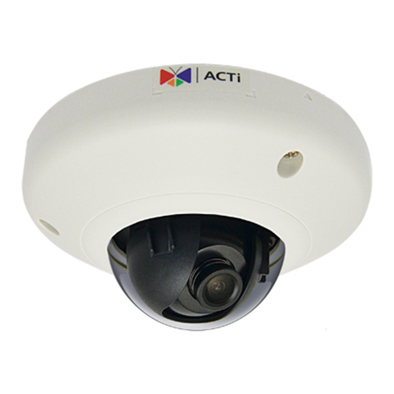 ACTi D91 Hardware Manual