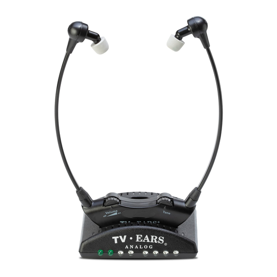 TV Ears 5.0 Analog User Manual