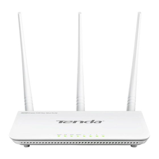 Tenda F303 How To Set Up
