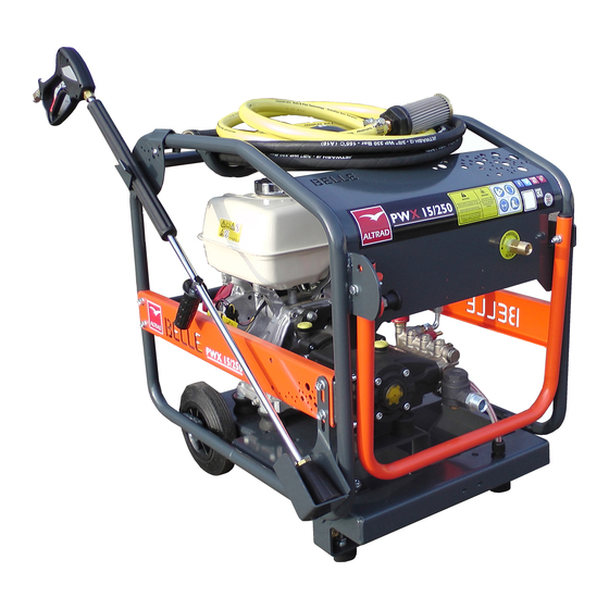 Altrad BELLE PWX Series Operator's Manual
