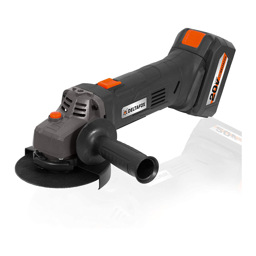 Deltafox DP - CAG 2015 Translation Of The Original Instructions For Use