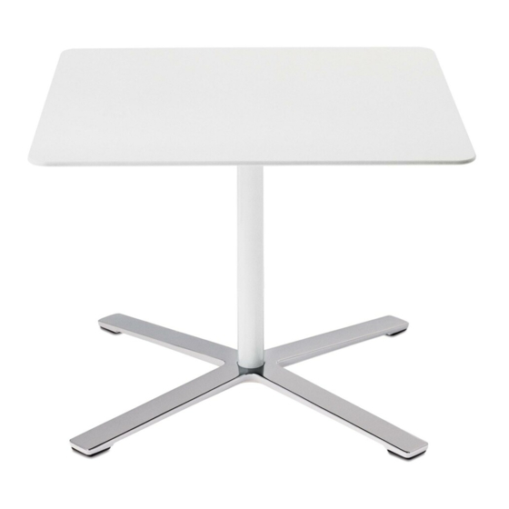 Wilkhahn Aline Series Office Table Manuals