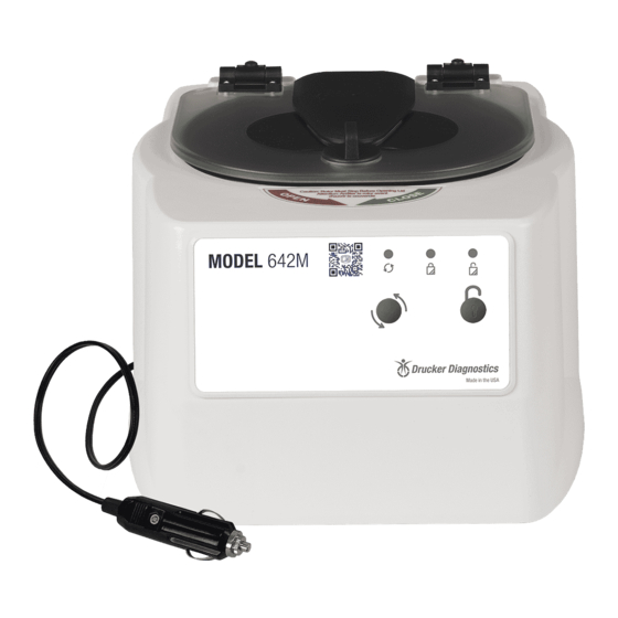 Drucker Diagnostics 642M Service Manual