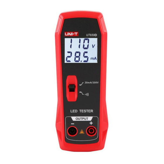 UNI-T UT659A User Manual
