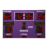 Varsity Scoreboards 3355 Installation Instructions Manual