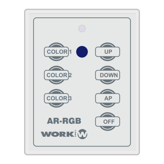 Work Pro AR-RGB Operation Instructions